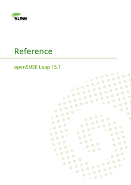 Reference Opensuse Leap 15.1 Reference Opensuse Leap 15.1