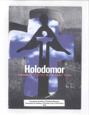 The Ukrainian Holodomor
