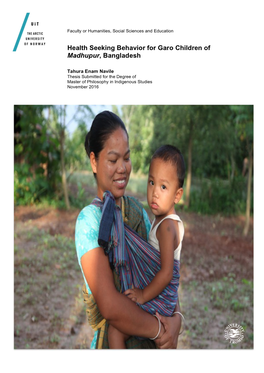 Health Seeking Behavior for Garo Children of Madhupur, Bangladesh