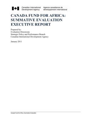 Canada Fund for Africa