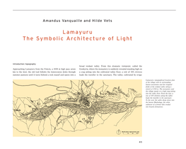 Lamayuru the Symbolic Architecture of Light