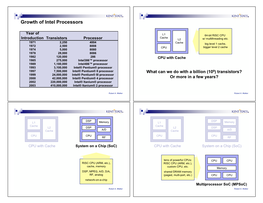 ASC Processor Development & Open Problems