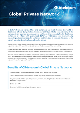 Global Private Network