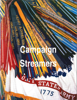 Campaign Streamers of the United States Army (1995)