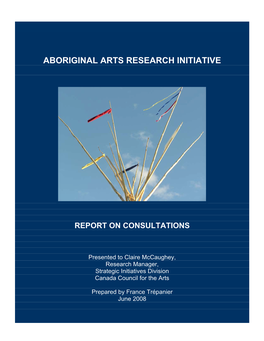 Aboriginal Arts Research Initiative