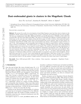 Dust-Enshrouded Giants in Clusters in the Magellanic Clouds Stellar Dust Emission Are Essential to Measure the Mass-Loss Rate from These Stars
