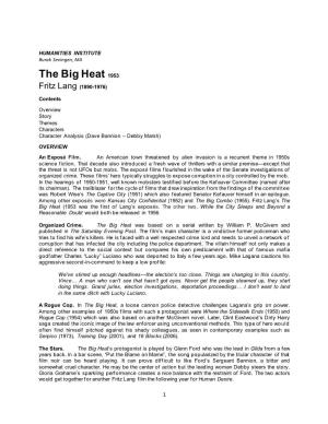The Big Heat 1953 Fritz Lang (1890-1976)