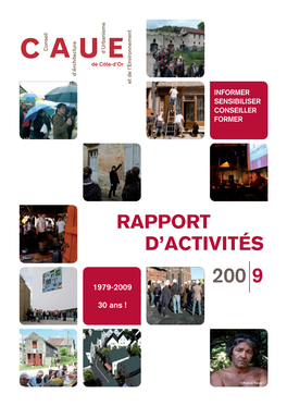 Rapport D'activité 2009