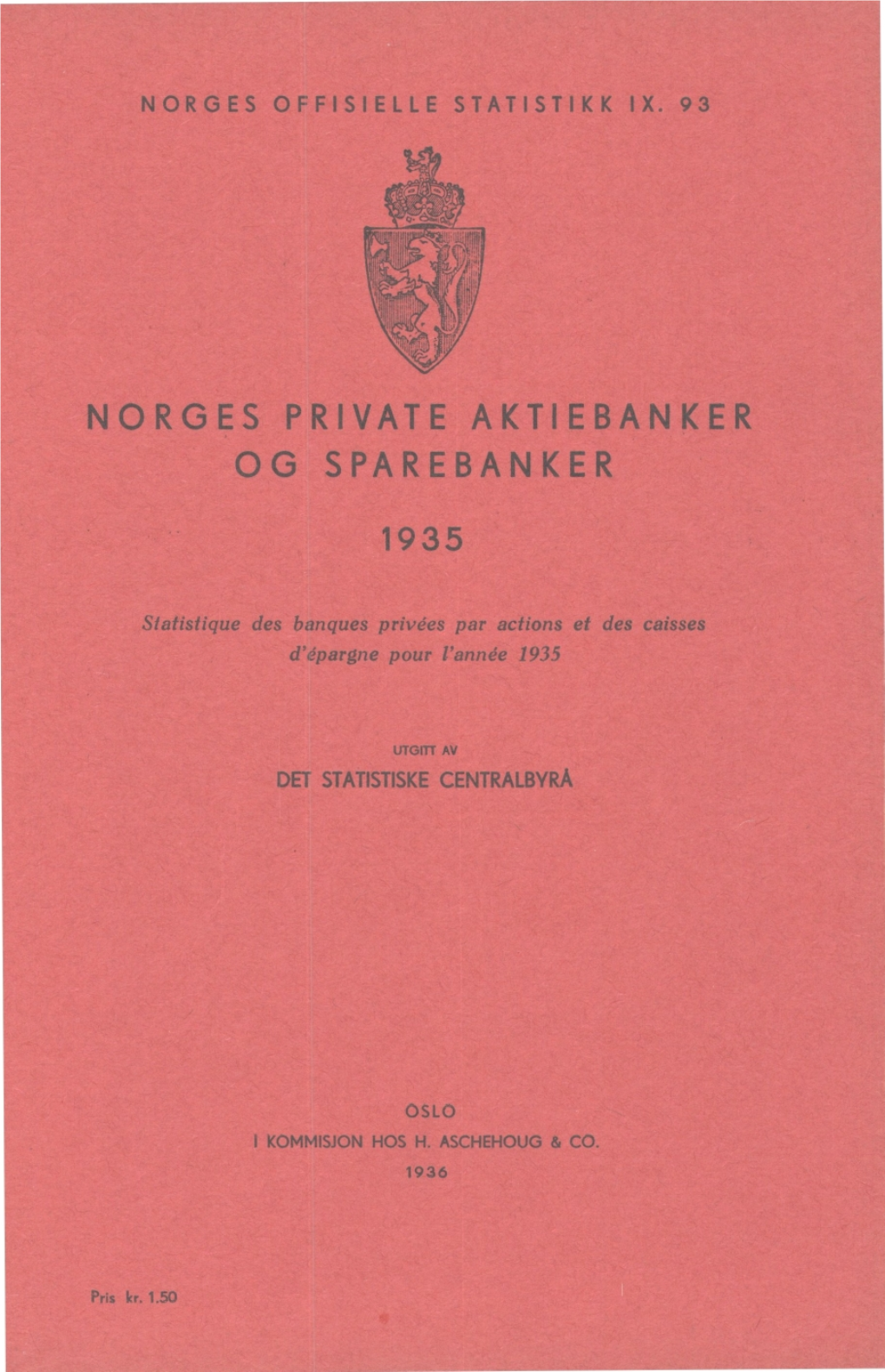 Norges Private Aktiebanker Og Sparebanker 1935