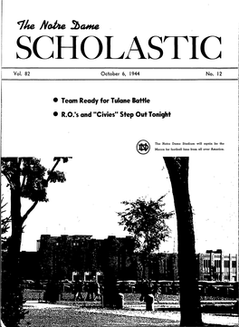 Notre Dame Scholastic, Vol. 82, No. 12