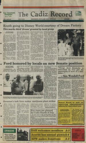 The Cadiz Record, Wednesday, July 3, 1991, A-3 3New Members Join DAR’S Thomas Chapter