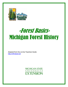 Michigan Forest History