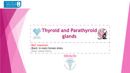 L2,3- Thyroid and Parathyroid Glands