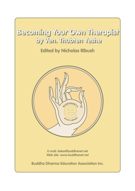 Becoming Your Own Therapist