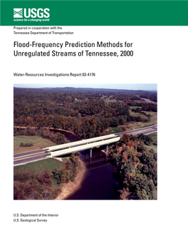 Flood-Frequency Prediction Methods for Unregulated Streams of Tennessee, 2000