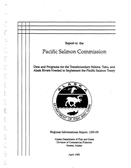 Data and Programs for the Transboundary Stikine, Taku And