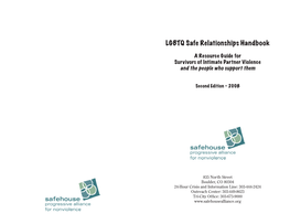LGBTQ Safe Relationships Handbook