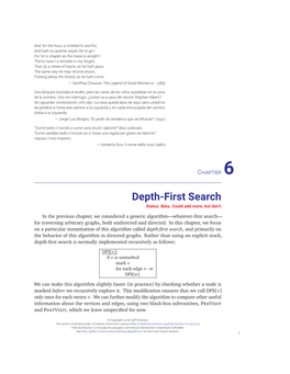 Depth-First Search, Topological Sort