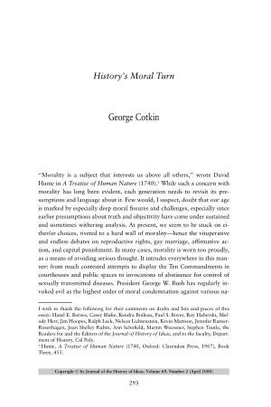 History's Moral Turn
