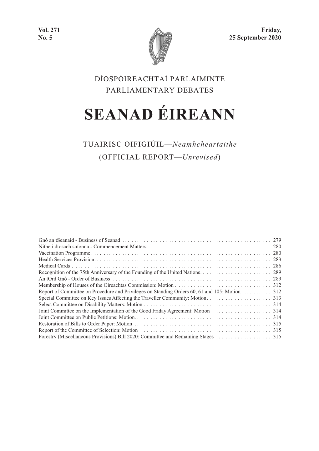 Seanad Éireann