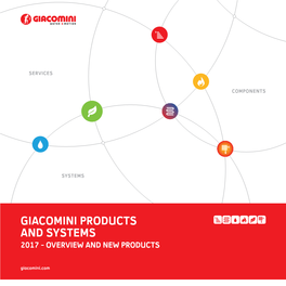 Giacomini Products and Systems 2017 - Overview and New Products