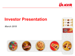 ULKER Investor Presentation