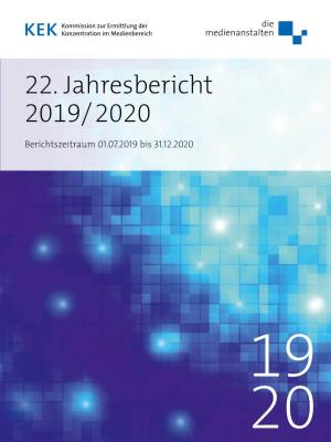 22. Jahresbericht 2019/ 2020