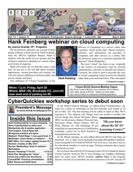 Hank Feinberg Webinar on Cloud Computing