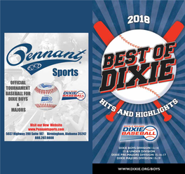 2018 Best of Dixie "Hits & Highlights"
