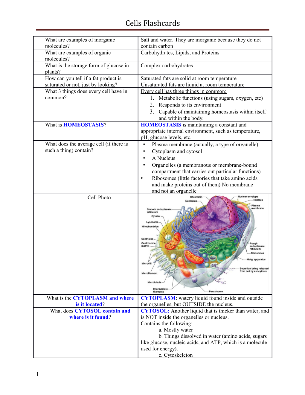 Cell Quiz Review s5