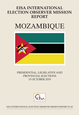 Mozambique: Presidential, Legislative, and Provincial Election Report