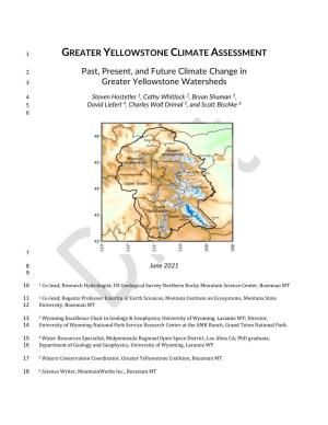 Greater Yellowstone Watersheds