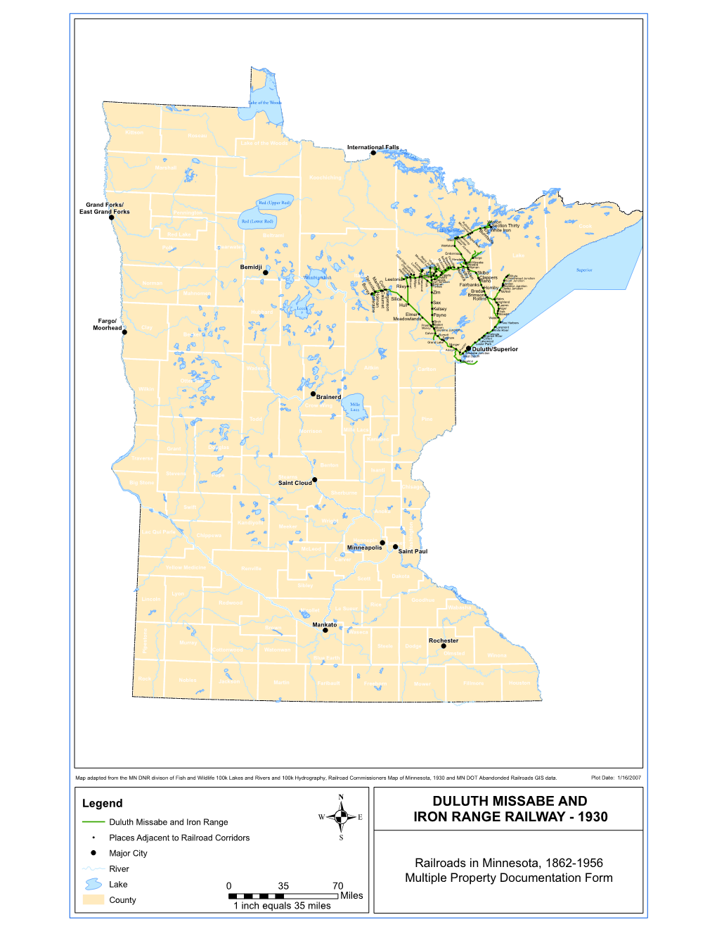Minnesota Statewide Historic Railroads Study Final MPDF