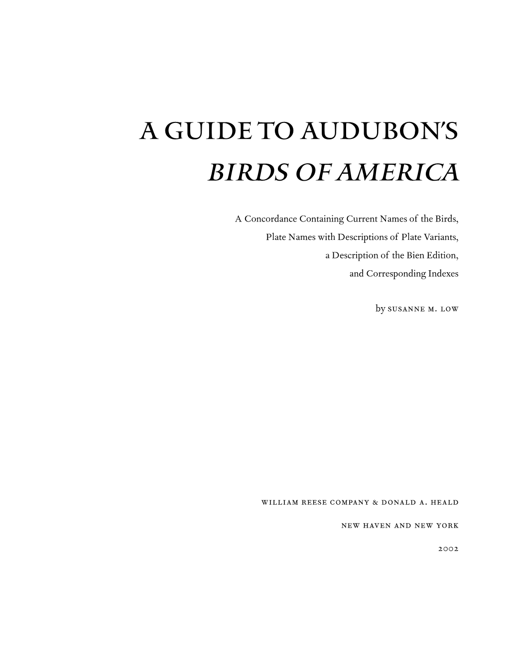 Birds of America