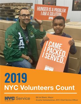 2019 Volunteers Count Report Service in the Frame of “Nice” Prevents Us from Looking at the Systemic from NYC Service