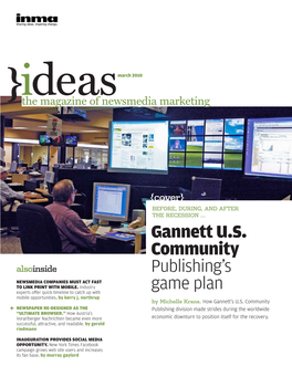 Gannett U.S. Community Publishing's Game Plan