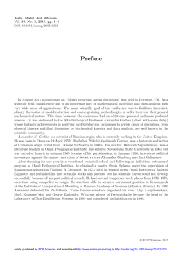 Preface2” — 2015/5/15 — 9:22 — Page 1 — #1 ✐ ✐