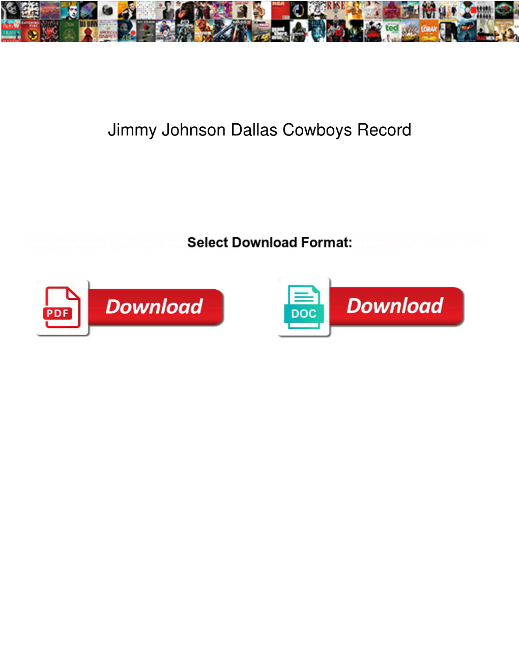 Jimmy Johnson Dallas Cowboys Record