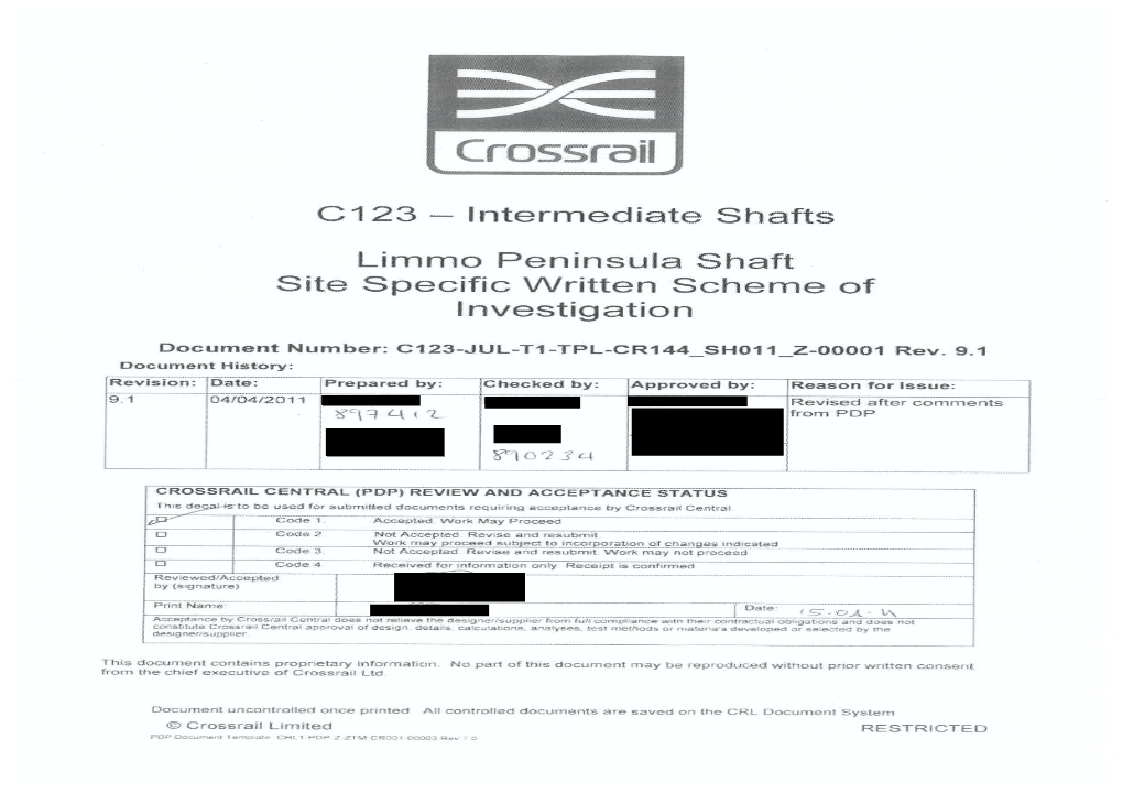 C123 LIM Limmo Peninsula Shaft Written