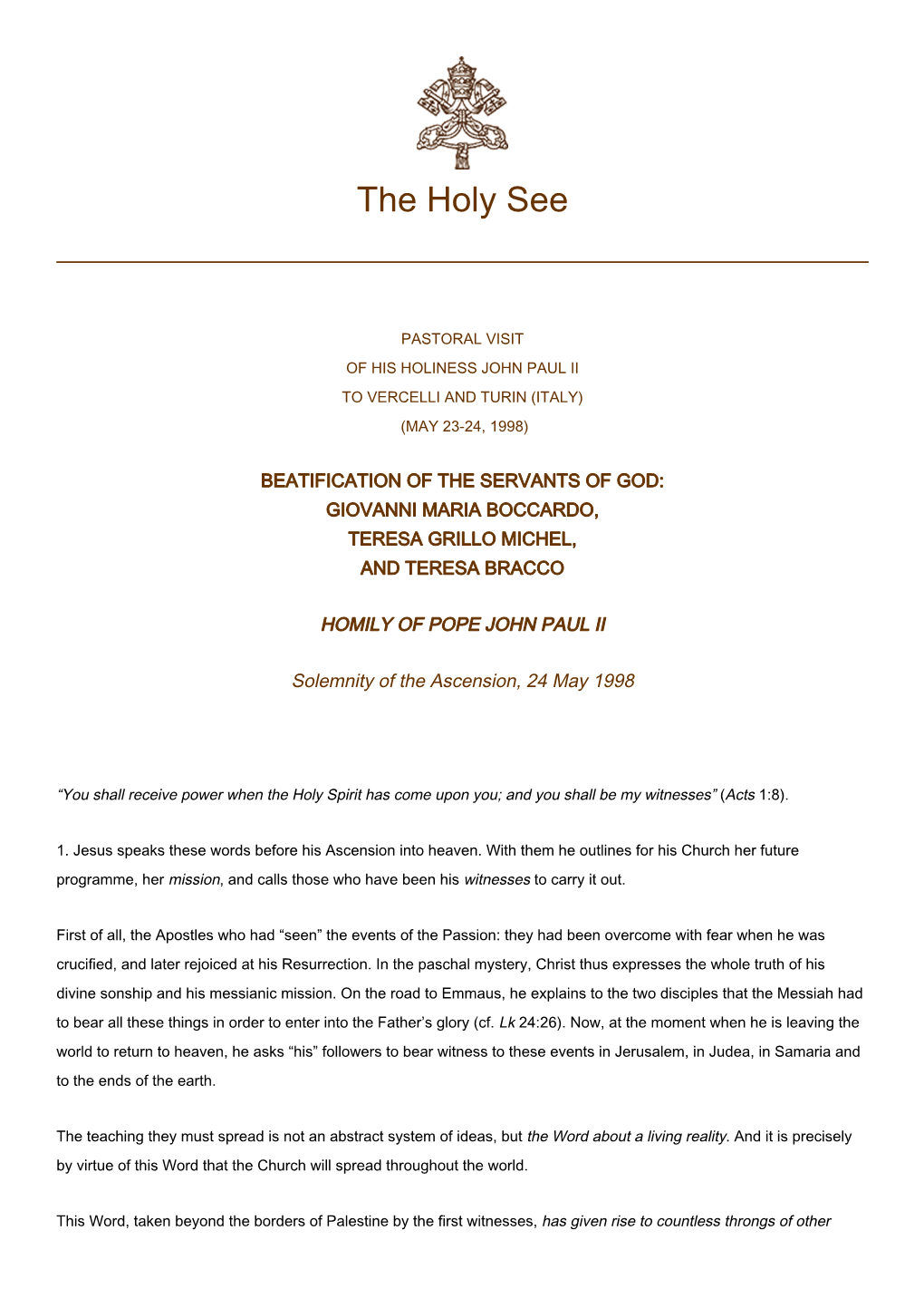 The Holy See