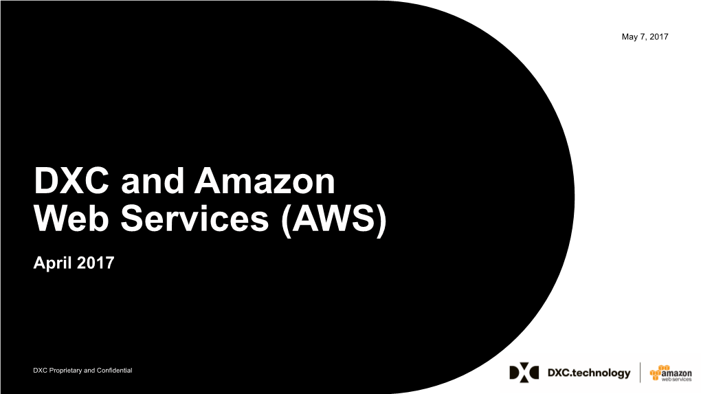 DXC and Amazon Web Services (AWS )