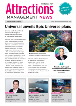 Attractions Management News 7Th August 2019 Issue