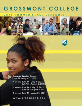Full Summer 2021 Class Schedule