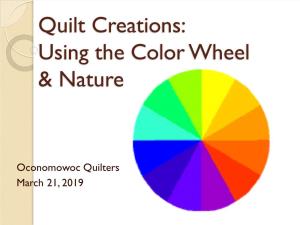 Using the Color Wheel & Nature