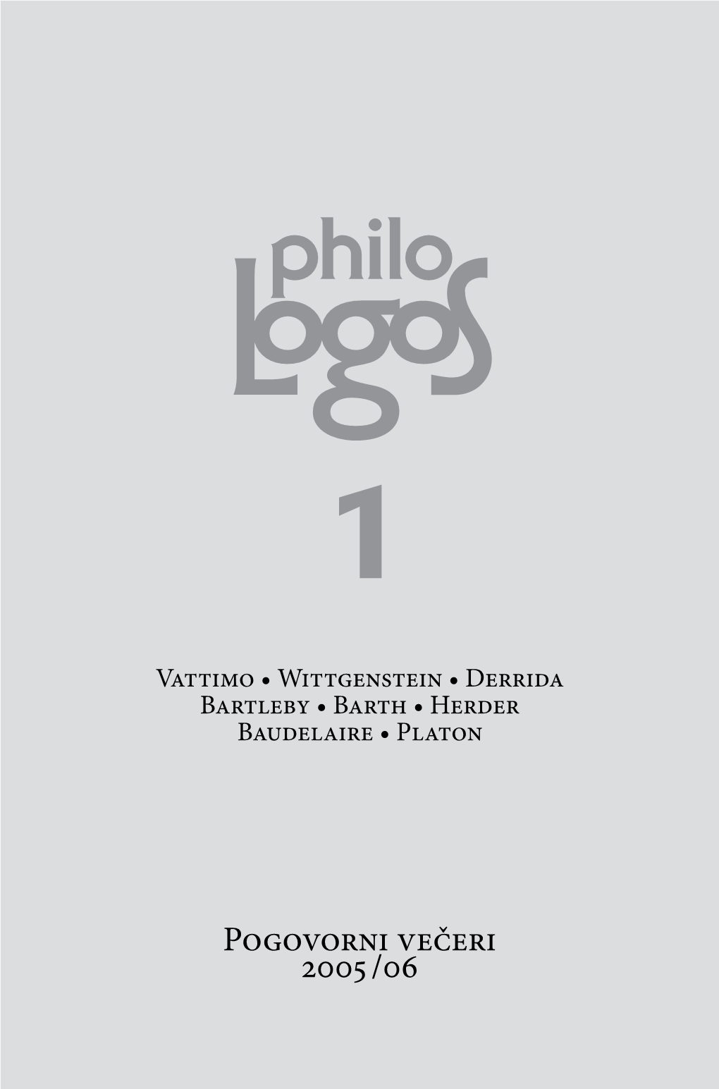 Pogovorni Večeri 2005 /06 Tiskana Izdaja Knjige Je Izšla Leta 2006 Isbn 978-961-6519-13-7 # 1 Pogovorni Večeri 2005 /06