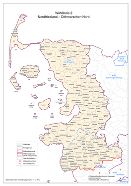 Wahlkreis 2 Nordfriesland – Dithmarschen Nord List