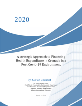 A Strategic Approach to Financing Health Expenditure in Grenada in A