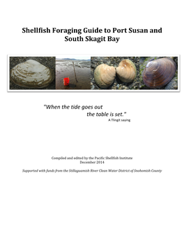 Shellfish Foraging Guide to Port Susan and South Skagit Bay