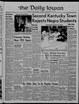 Daily Iowan (Iowa City, Iowa), 1956-09-08