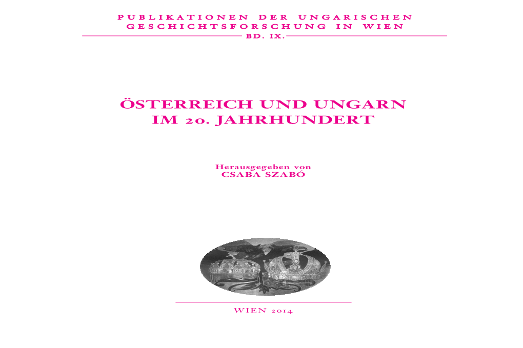 Österreich Und Ungarn Im 20. Jahrhundert Im 20